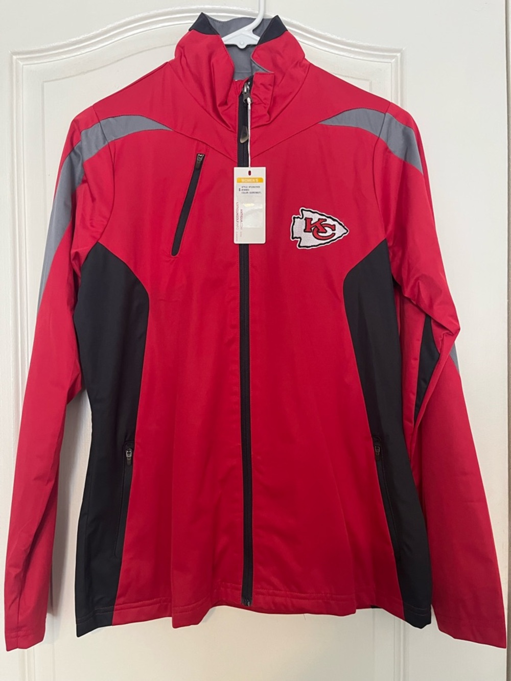 Kansas City Chiefs jacket, Sz S, NWT